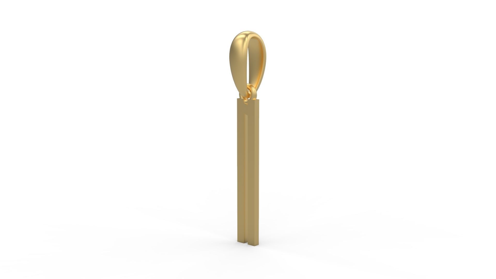 Initial Letters Pendant JAGATRAYA N 3D print model_1