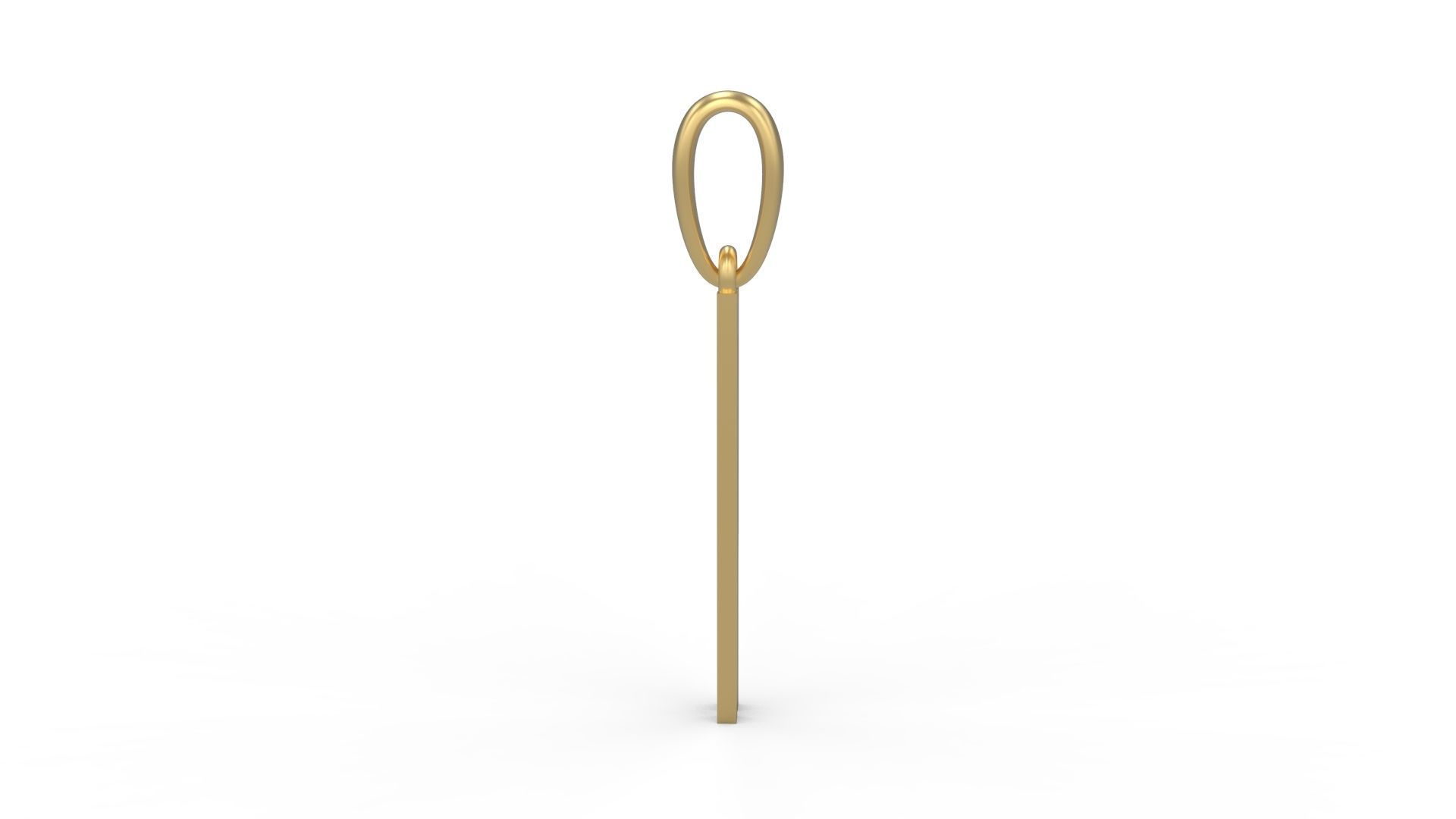 Initial Letters Pendant JAGATRAYA N 3D print model_2