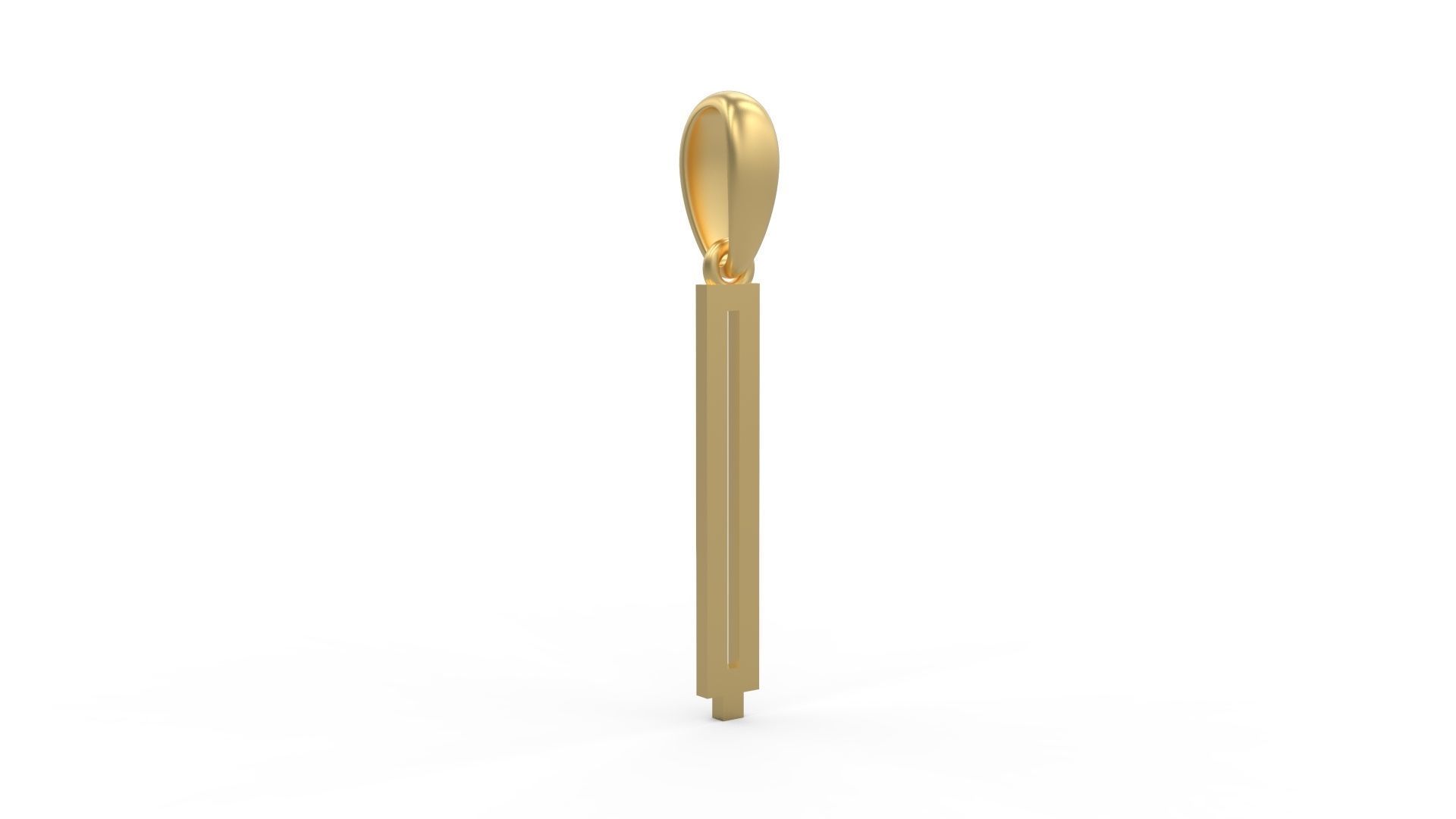 Initial Letters Pendant JAGATRAYA Q 3D print model_3