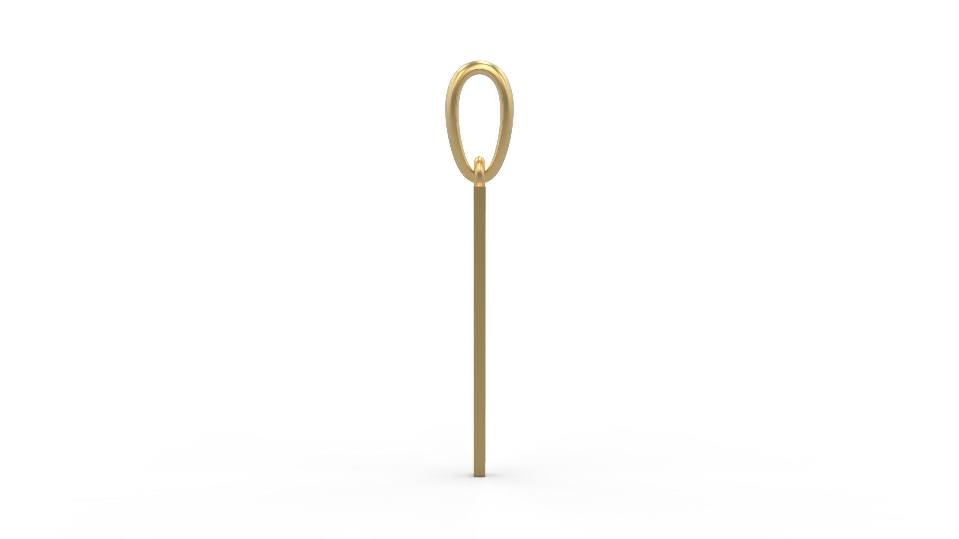 Initial Letters Pendant JAGATRAYA Q 3D print model_2