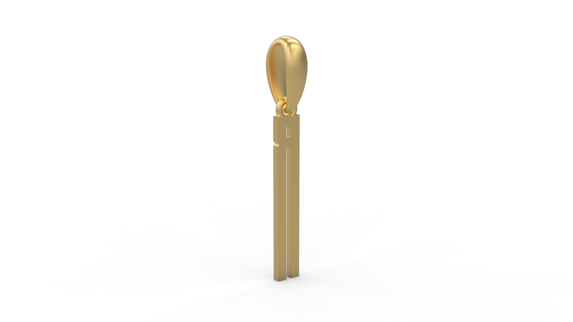 Initial Letters Pendant JAGATRAYA R 3D print model_3