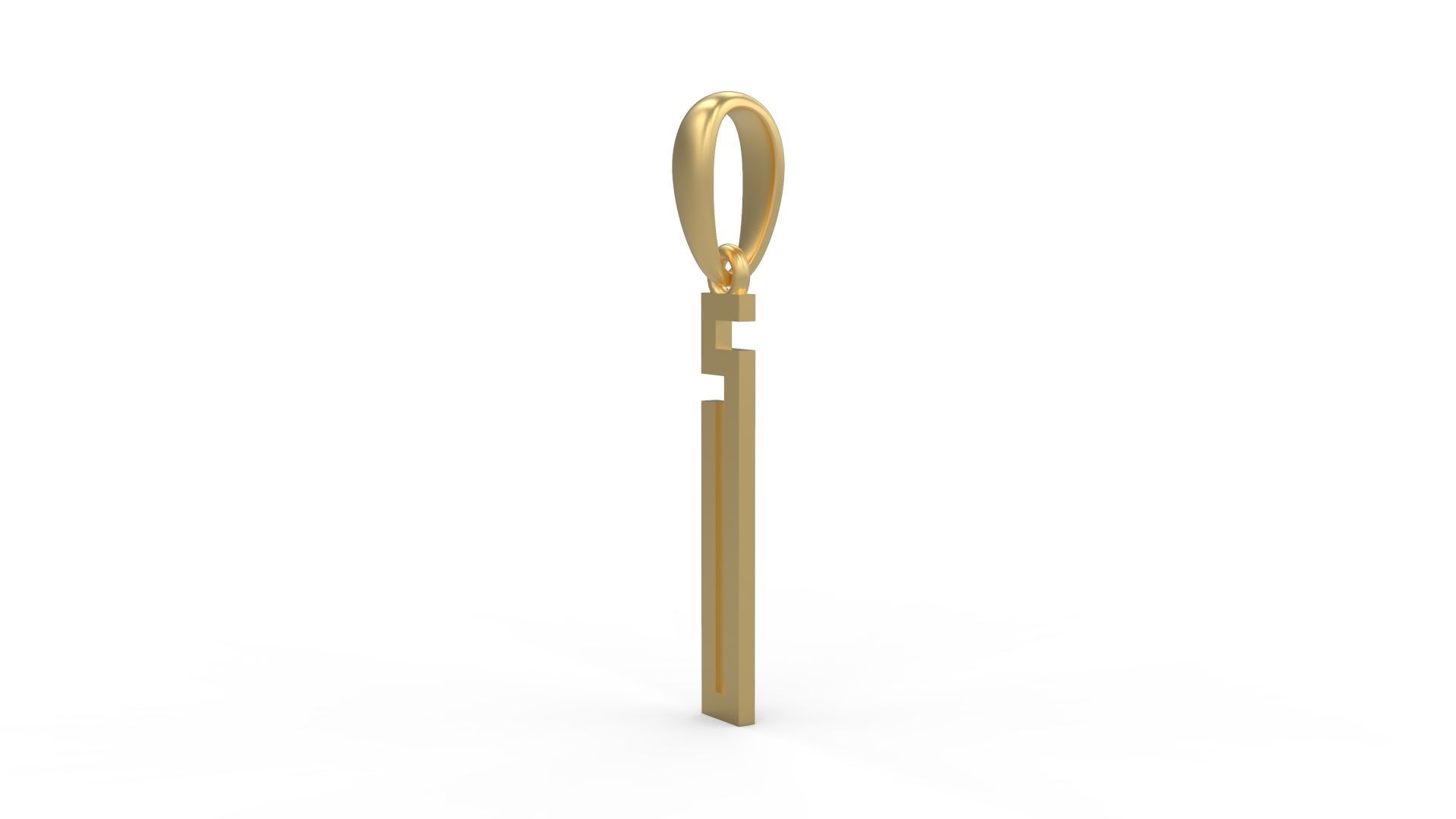 Initial Letters Pendant JAGATRAYA S 3D print model_1