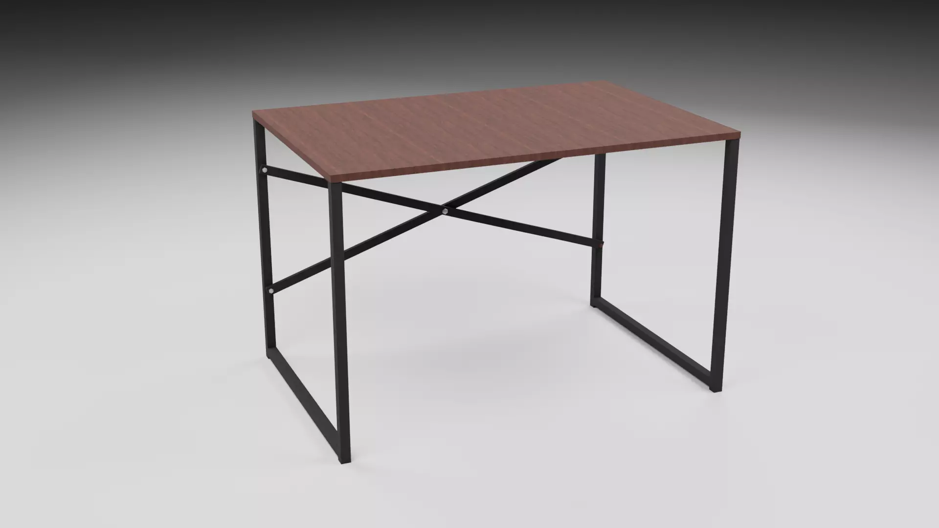 Walnut Wood Table Low Poly 3D Model free VR / AR / low-poly 3D model ...