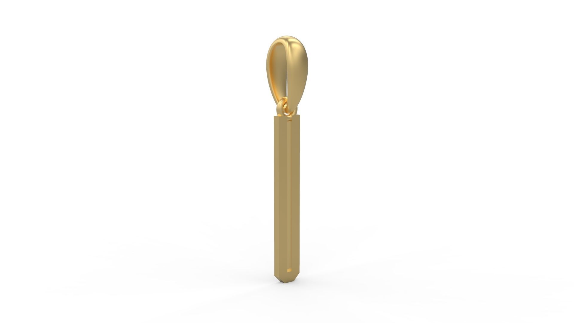 Initial Letters Pendant JAGATRAYA V 3D print model_3