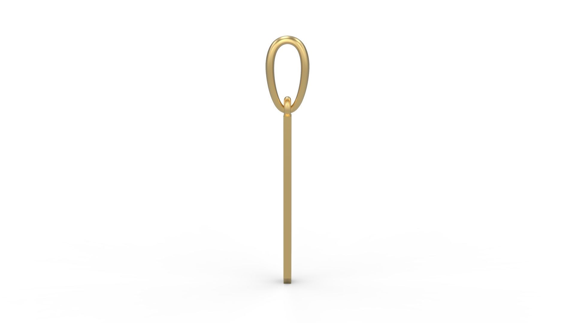 Initial Letters Pendant JAGATRAYA V 3D print model_2