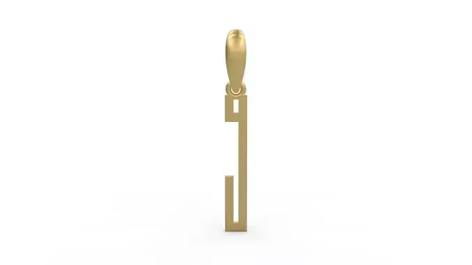 Initial Letters Pendant JAGATRAYA Y