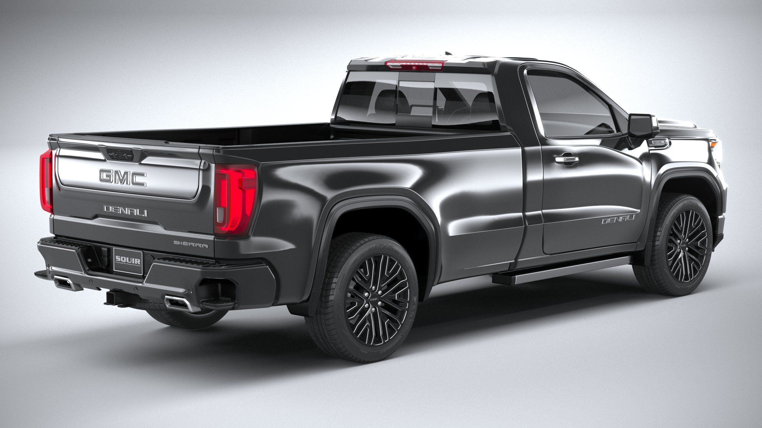 GMC Sierra Denali regular cab 2022 3D model_17