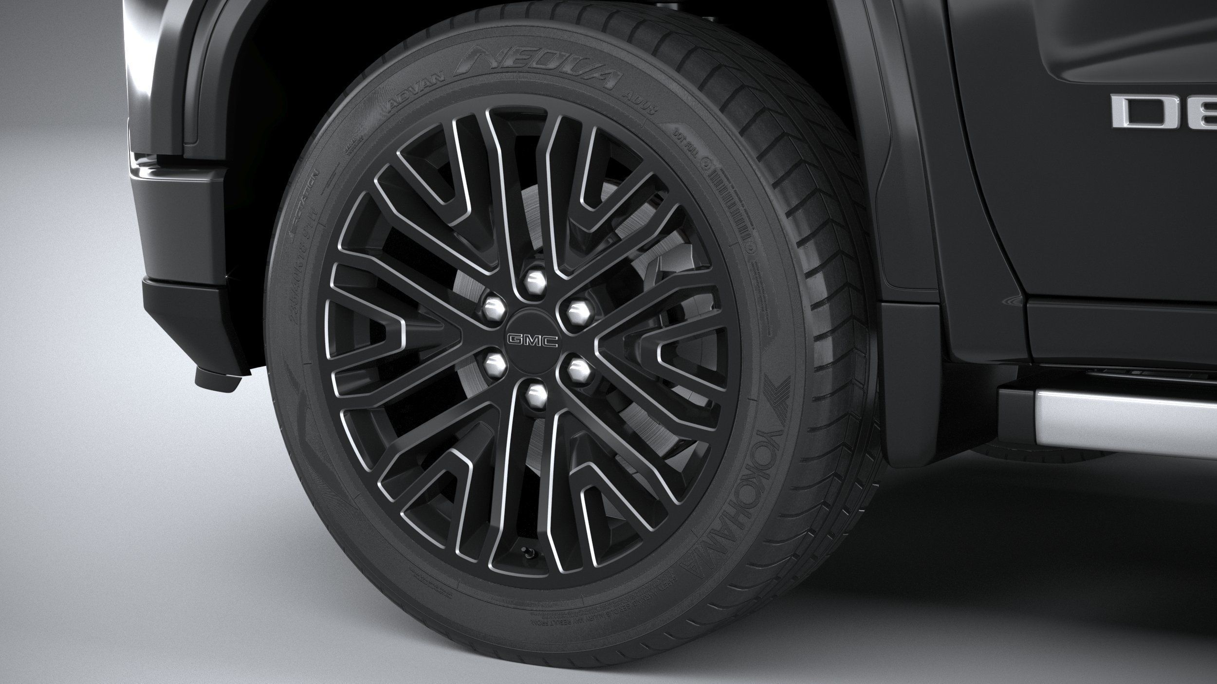 GMC Sierra Denali regular cab 2022 3D model_16