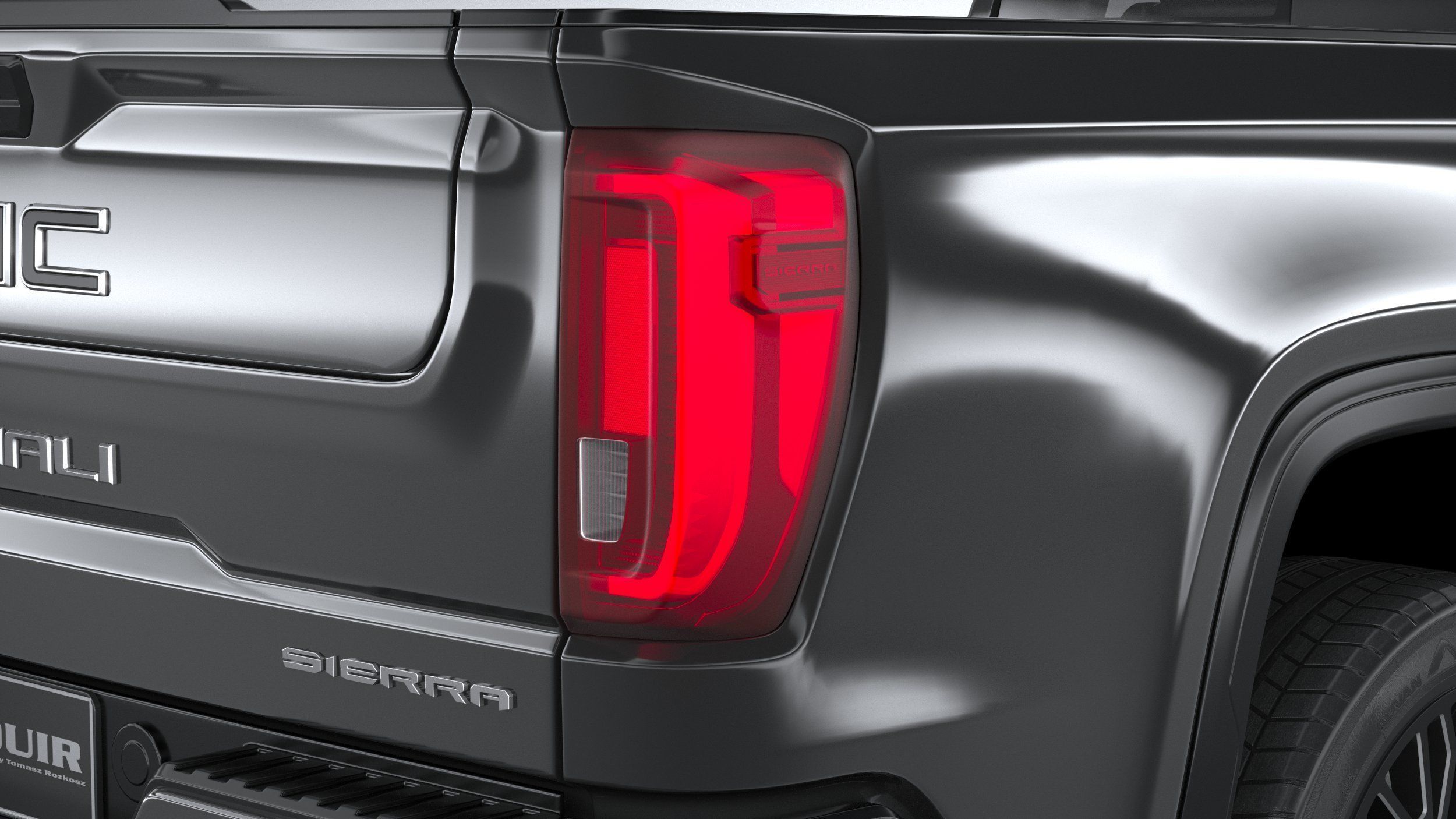 GMC Sierra Denali regular cab 2022 3D model_18