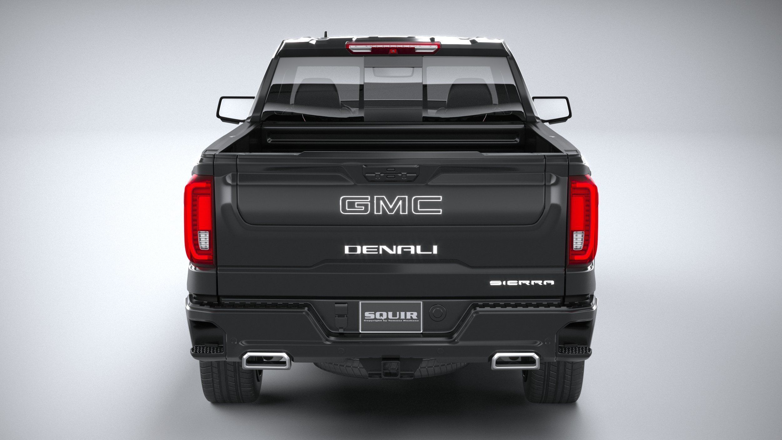 GMC Sierra Denali regular cab 2022 3D model_4