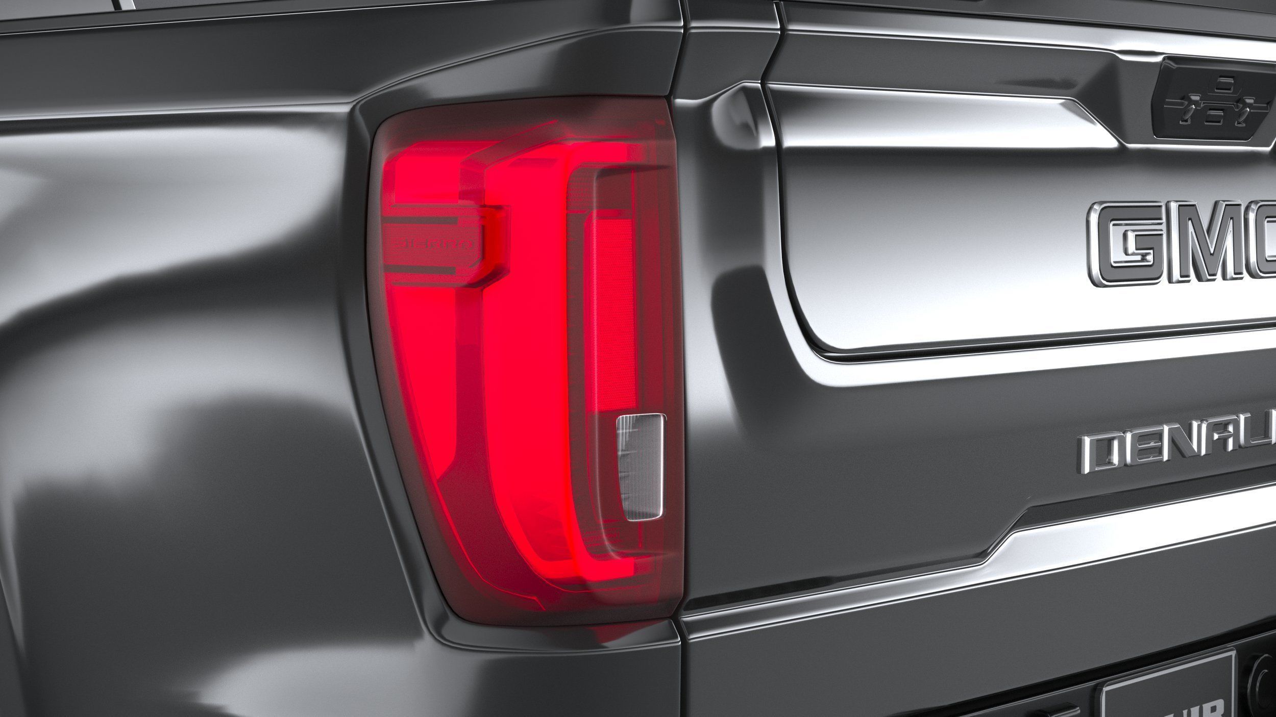 GMC Sierra Denali regular cab 2022 3D model_15