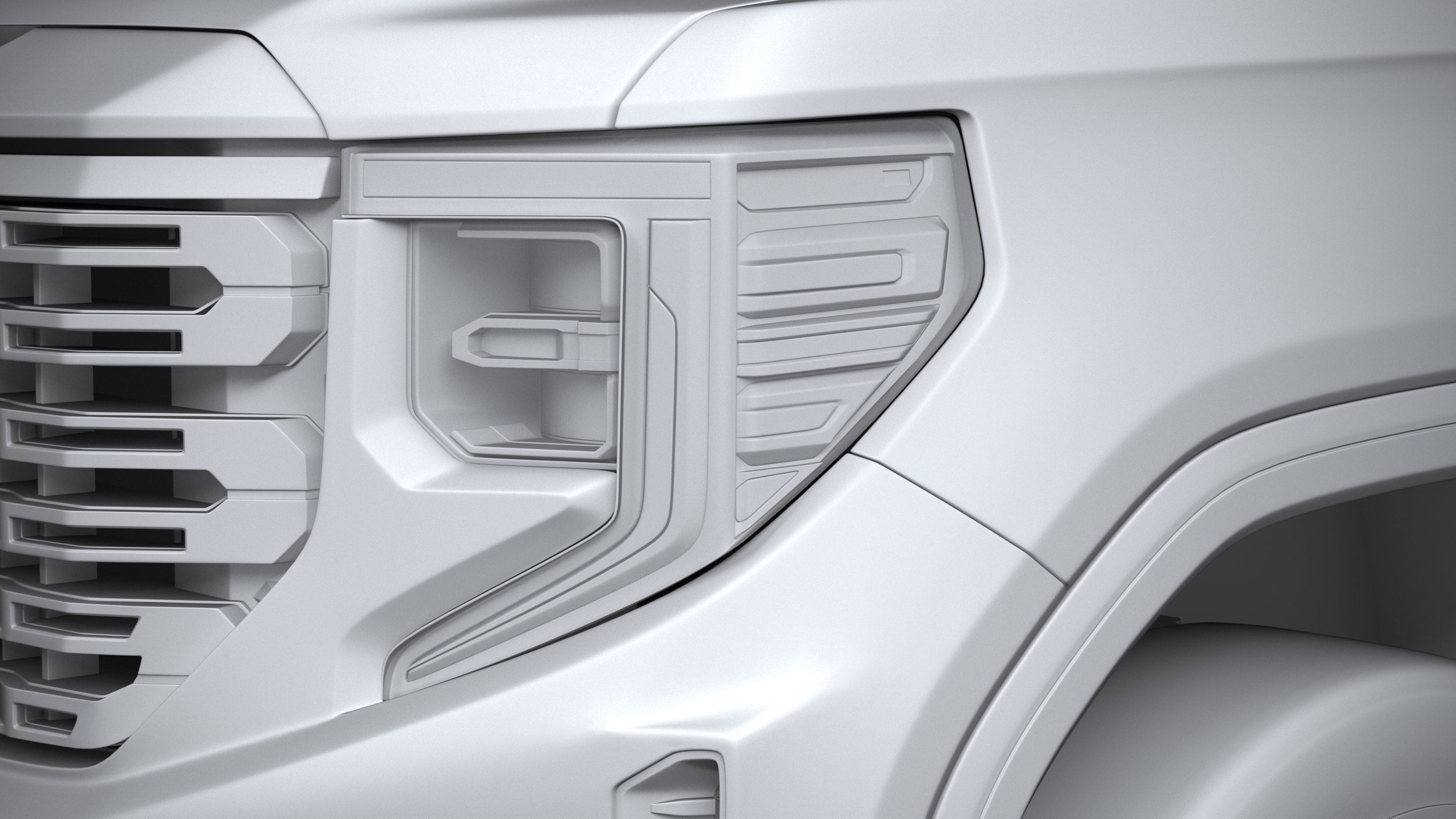 GMC Sierra Denali regular cab 2022 3D model_23