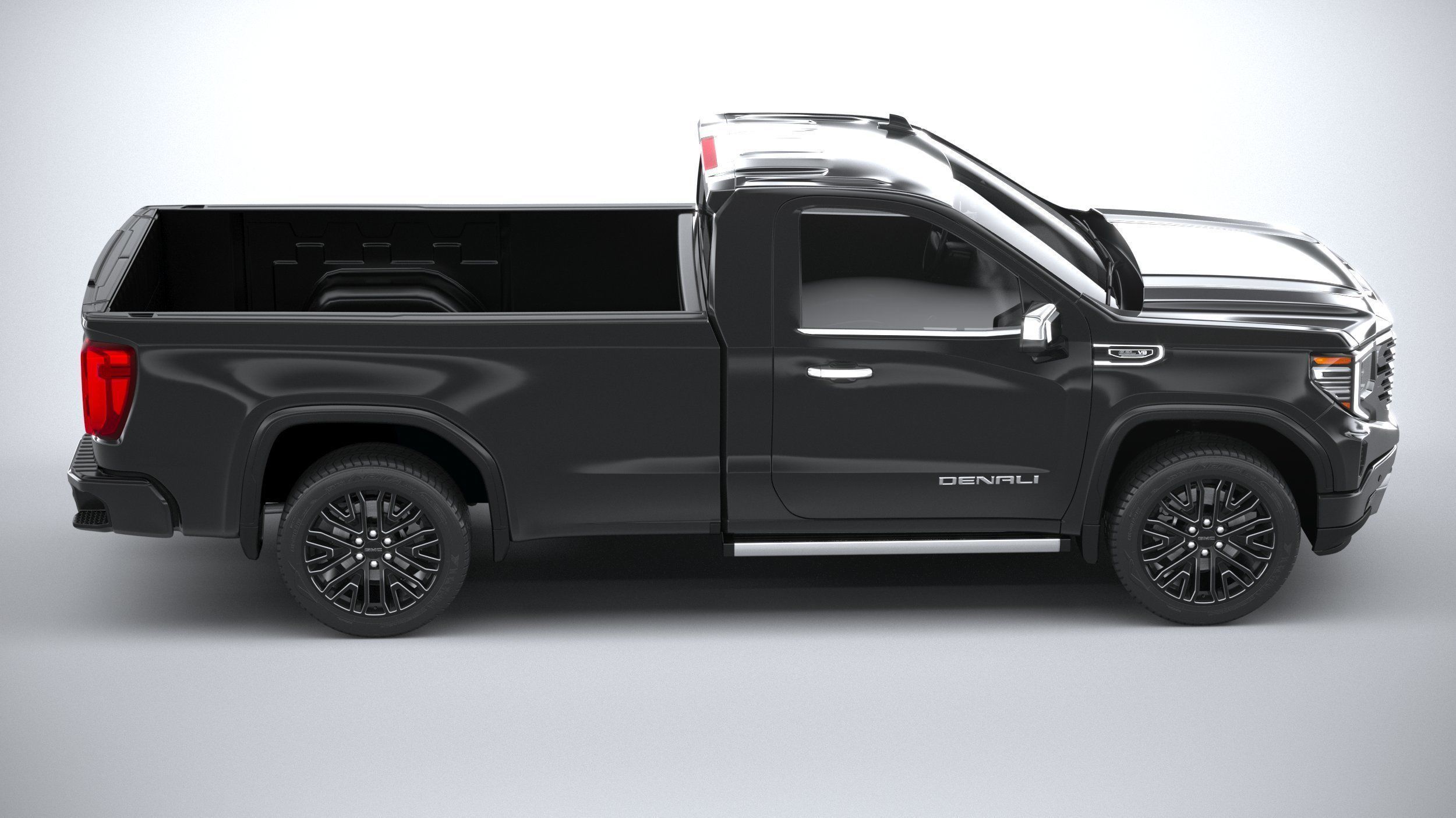 GMC Sierra Denali regular cab 2022 3D model_11
