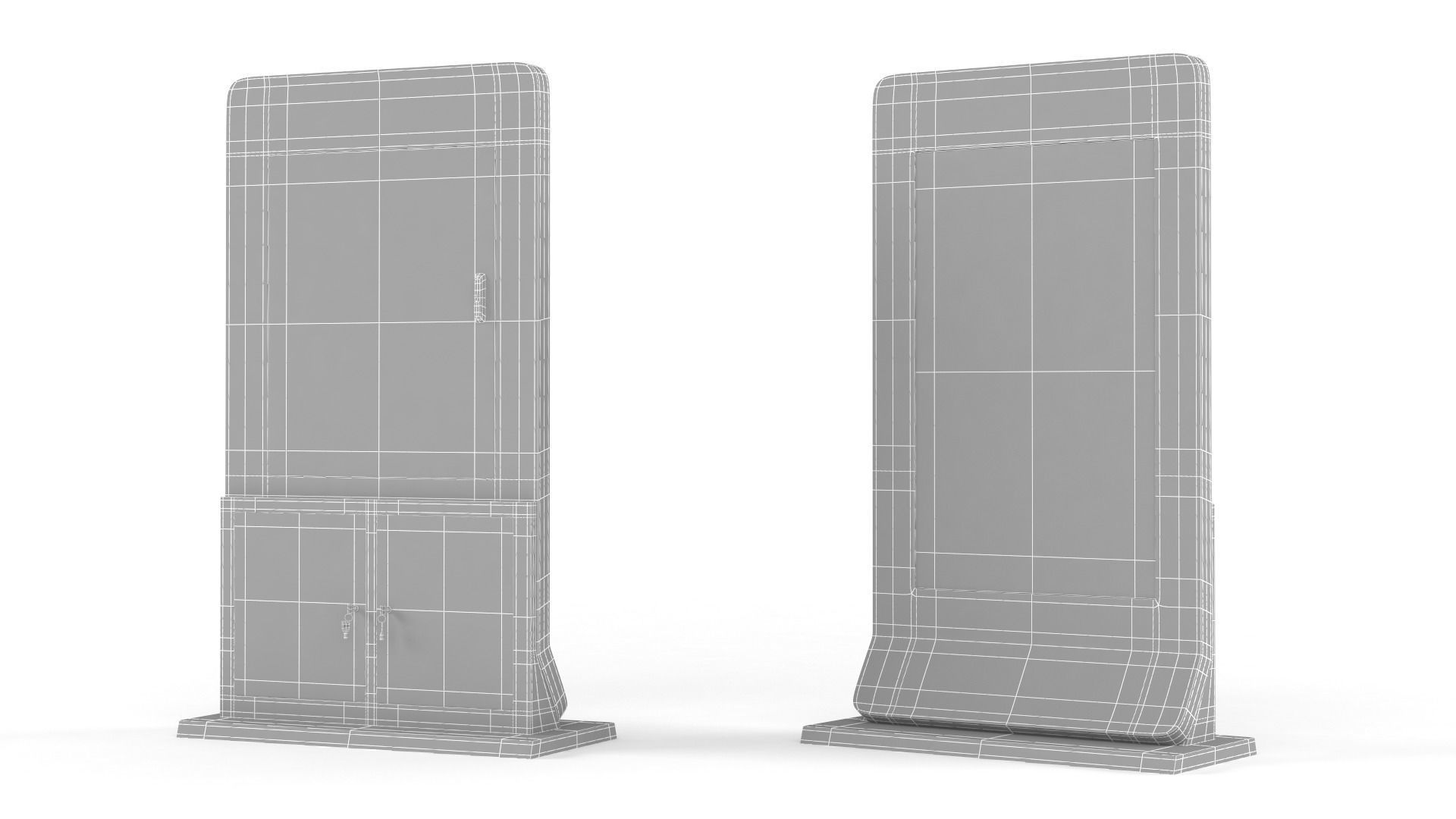 Information Kiosk 3D model_6