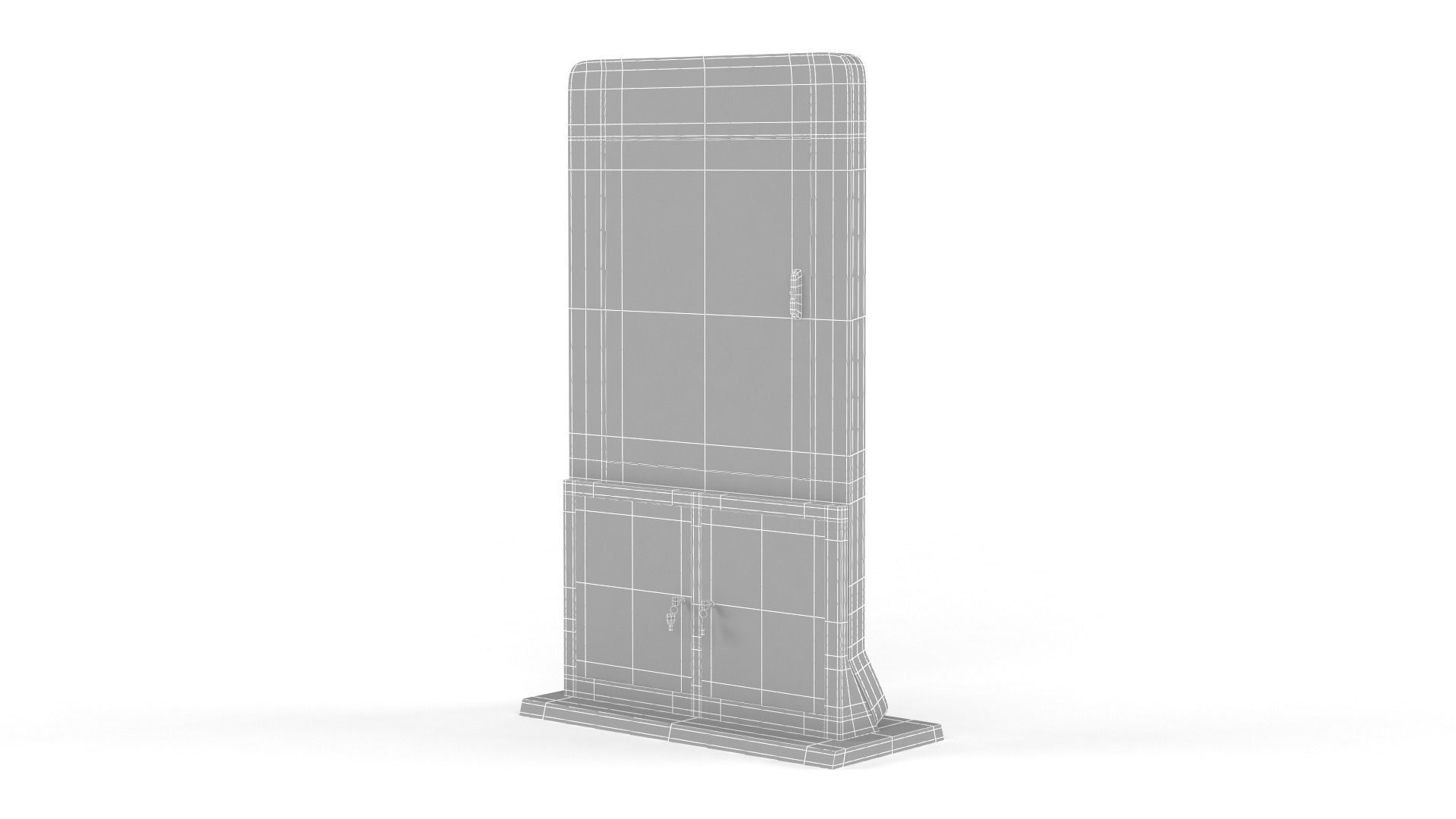 Information Kiosk 3D model_10