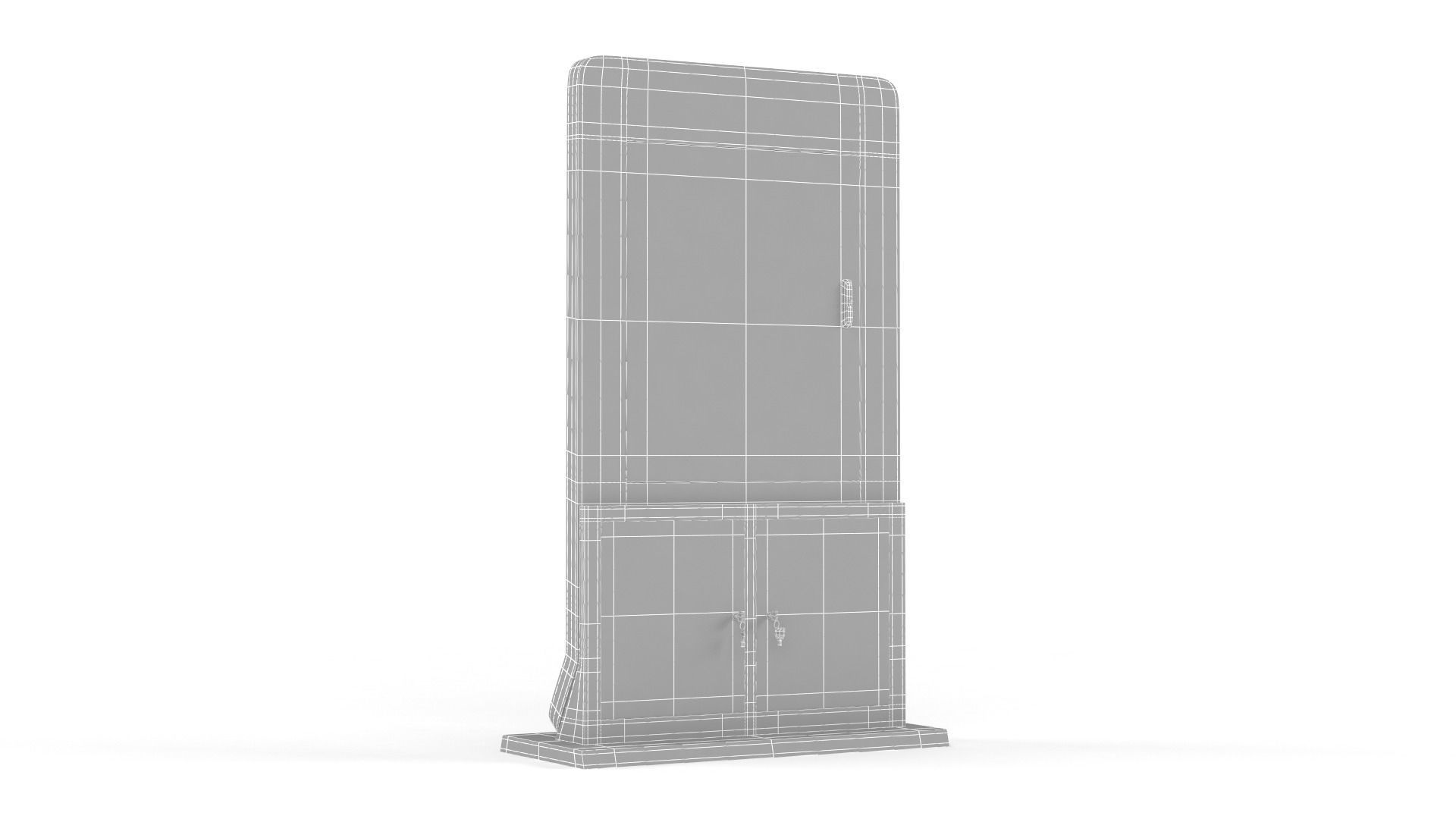 Information Kiosk 3D model_9