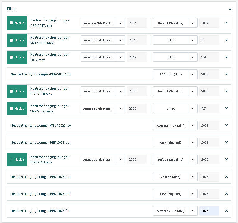 Nestrest hanging lounger 3D model_15