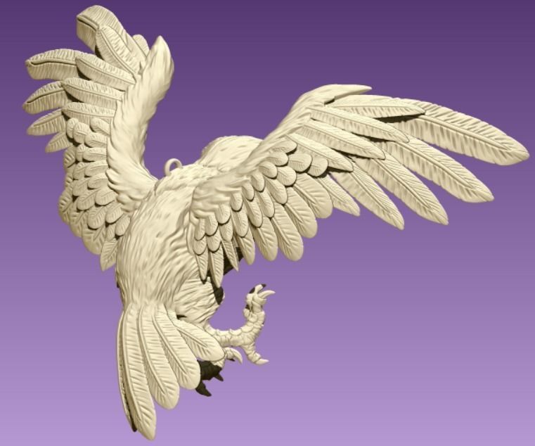 Barn Owl 3D print model_7