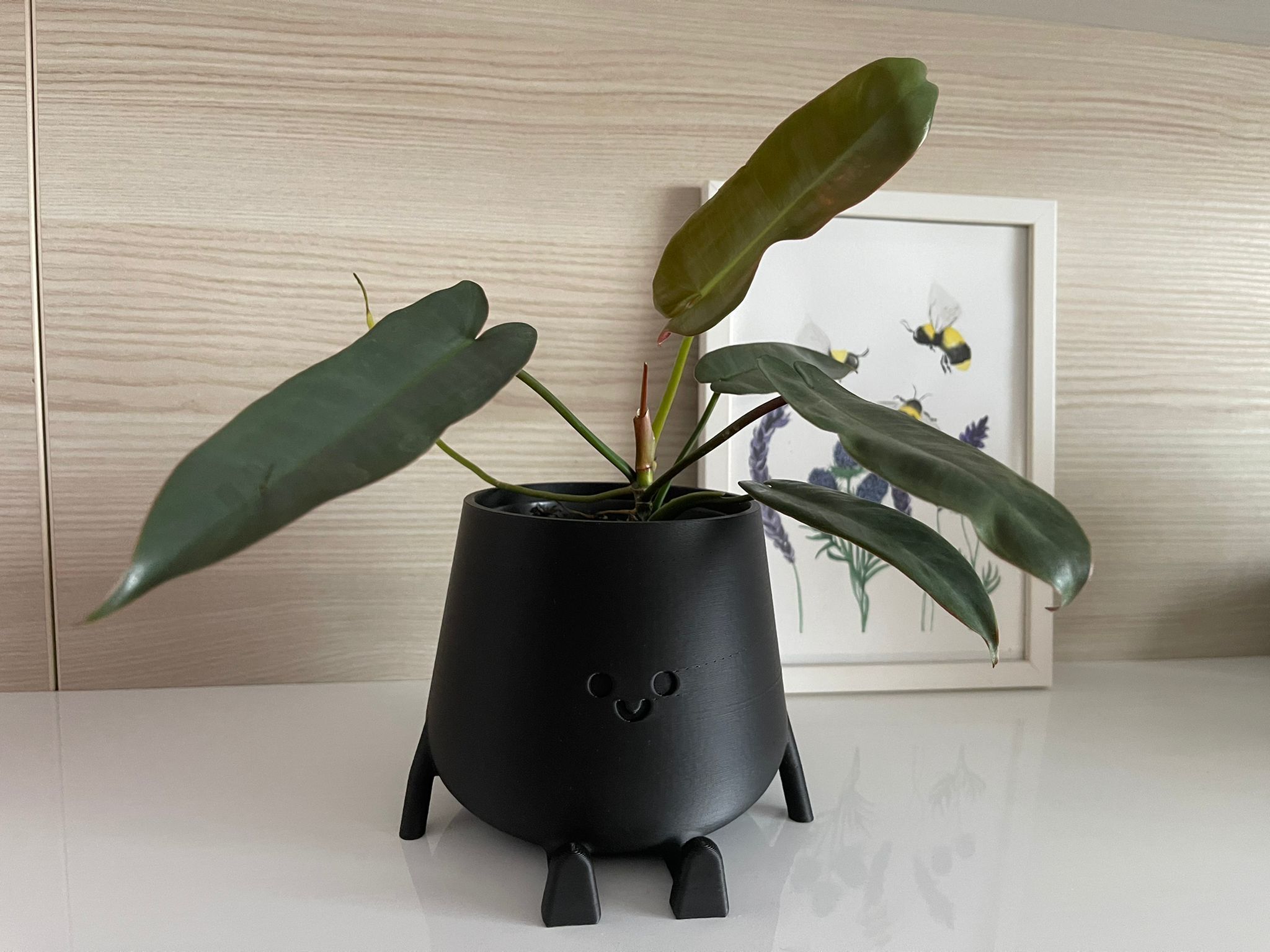 3D Printed Sitting Smiley Pot 3D print model_3