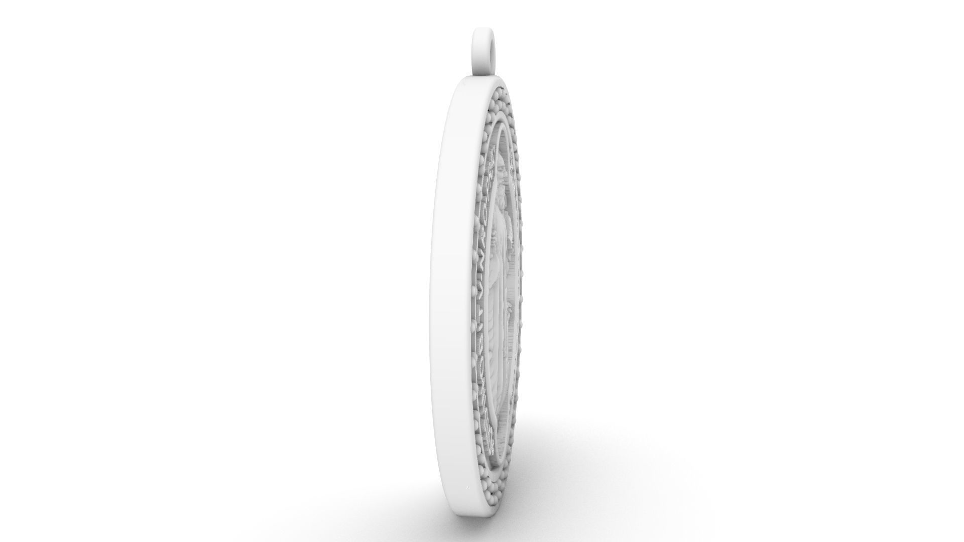 Sao Bento - Saint Benedict with brilhants 3D print model_4