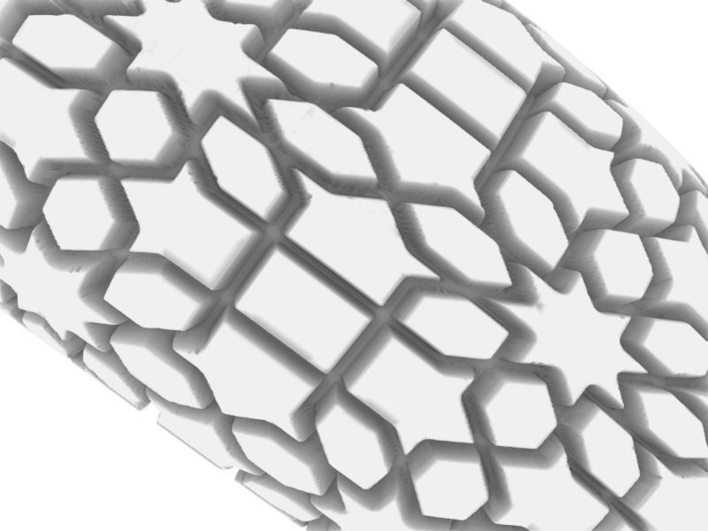 11 textured rings variety stl verified 3D print model_1