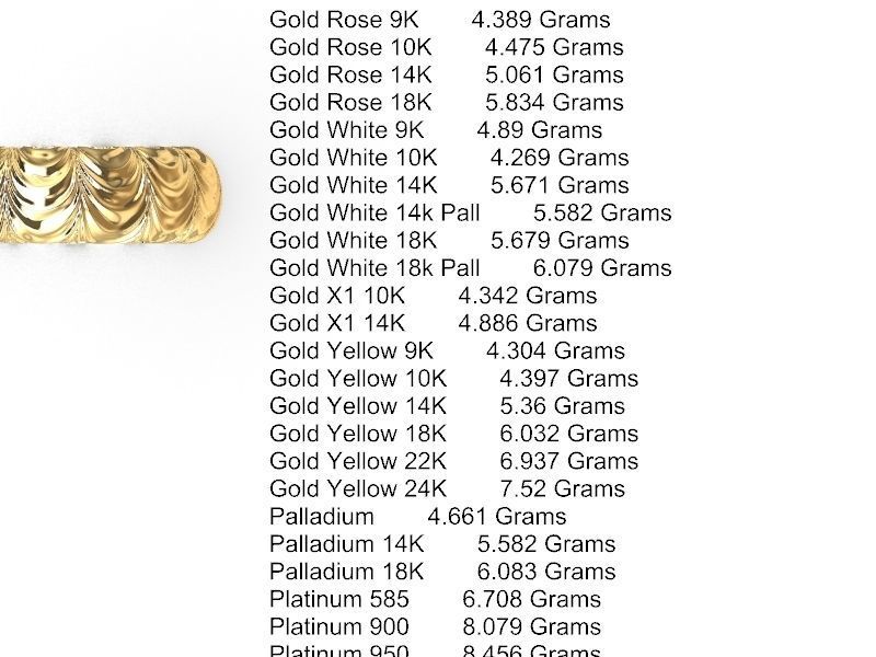 11 textured rings variety stl verified 3D print model_11