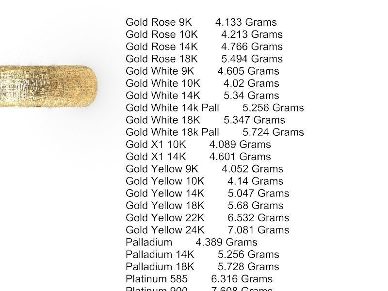 11 textured rings variety stl verified 3D print model_16