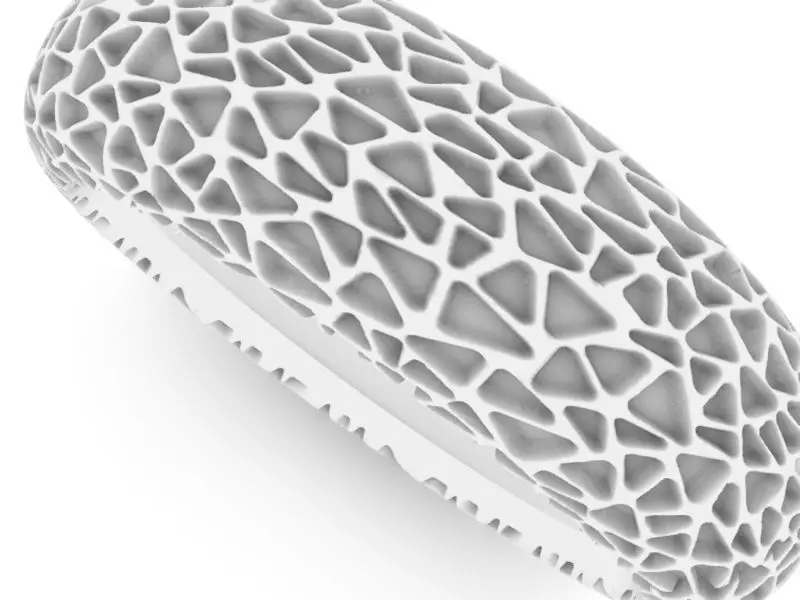 11 textured rings variety stl verified 3D print model_0