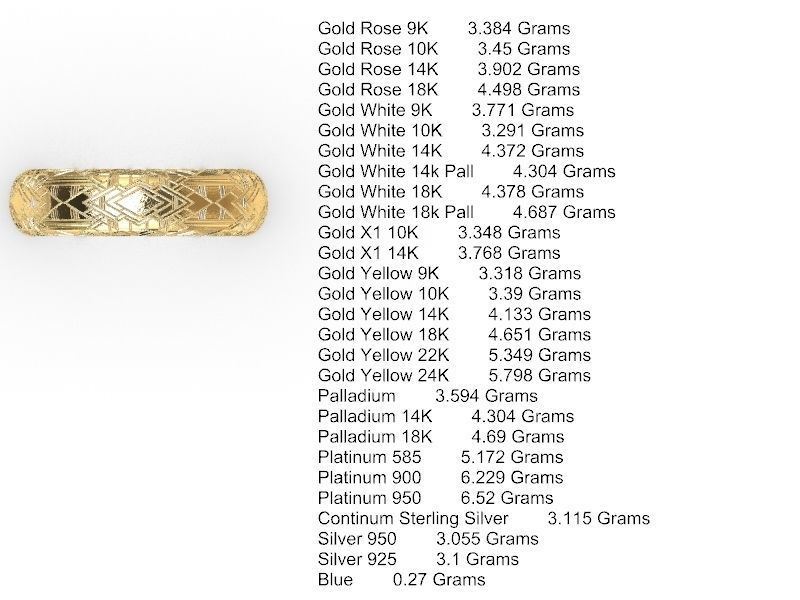 11 textured rings variety stl verified 3D print model_27