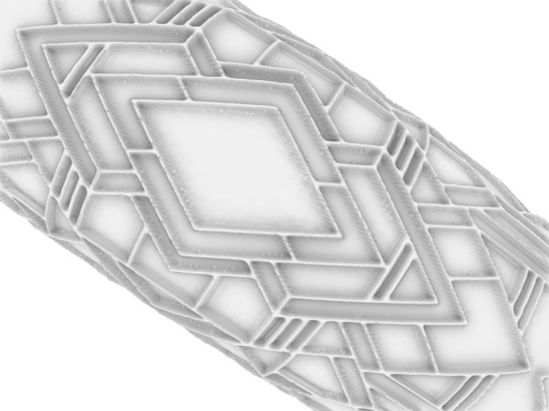 11 textured rings variety stl verified 3D print model_10