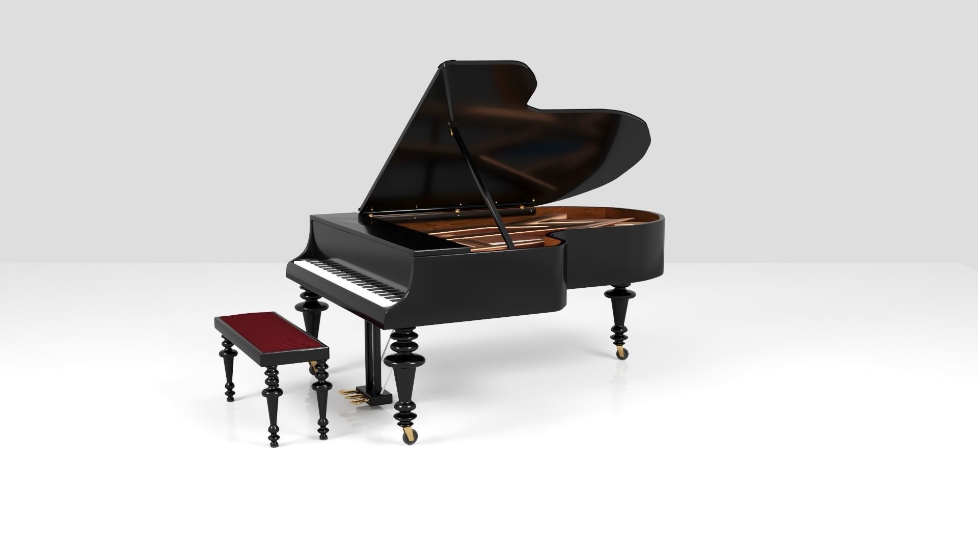 Grand Piano 3D model_12
