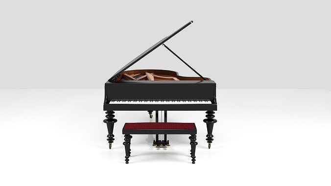 Grand Piano 3D model