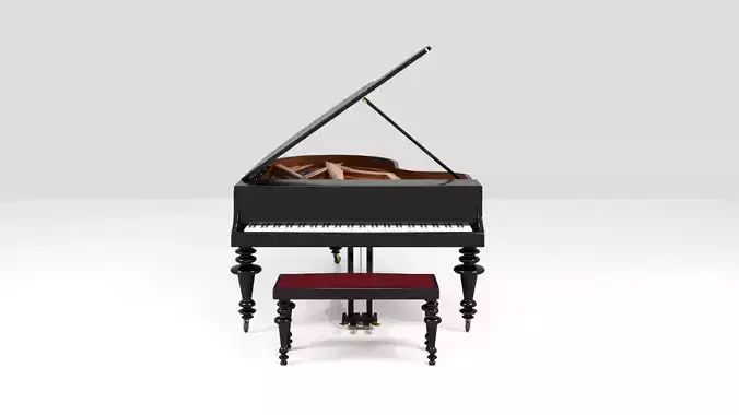 Grand Piano 3D model