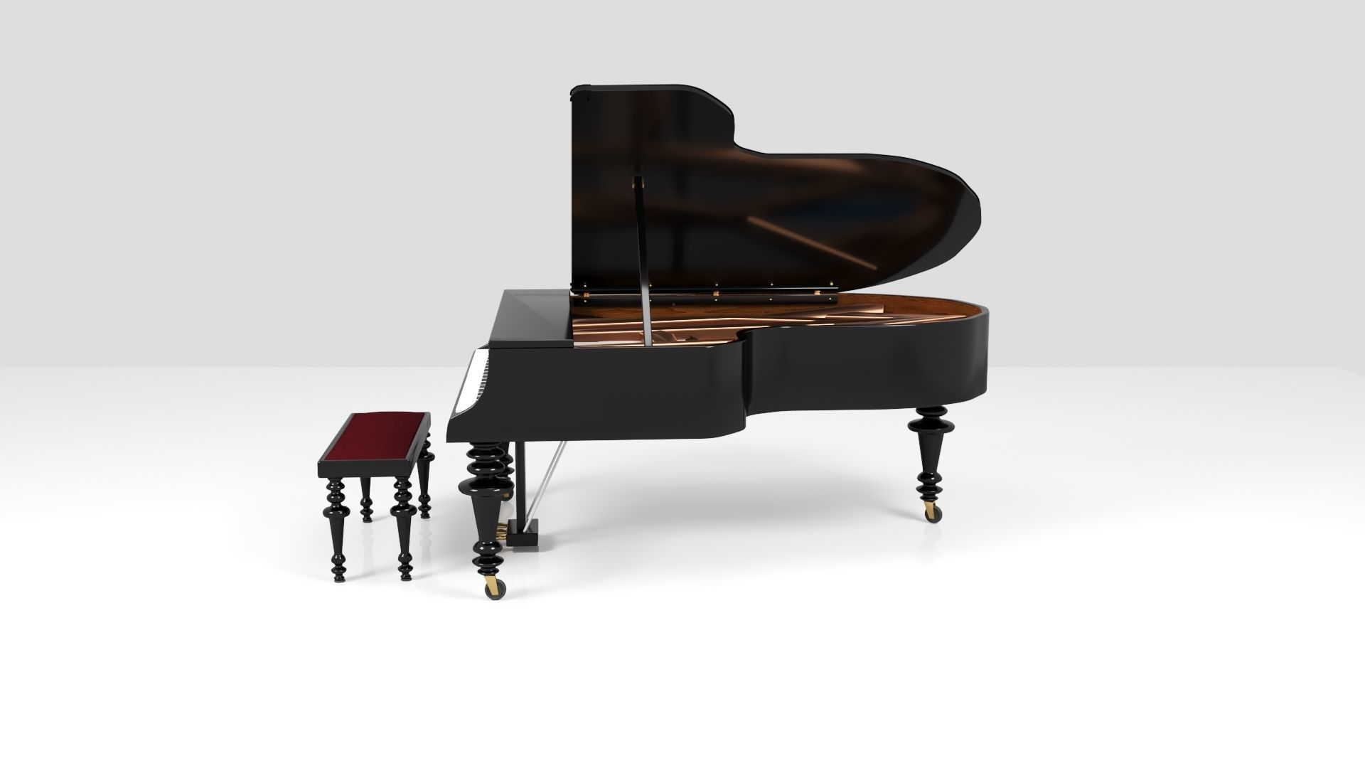 Grand Piano 3D model_15