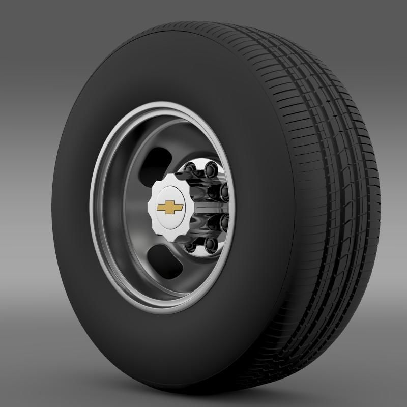 Chevrolet Silverado 3500HD 2008 2 3D model_4