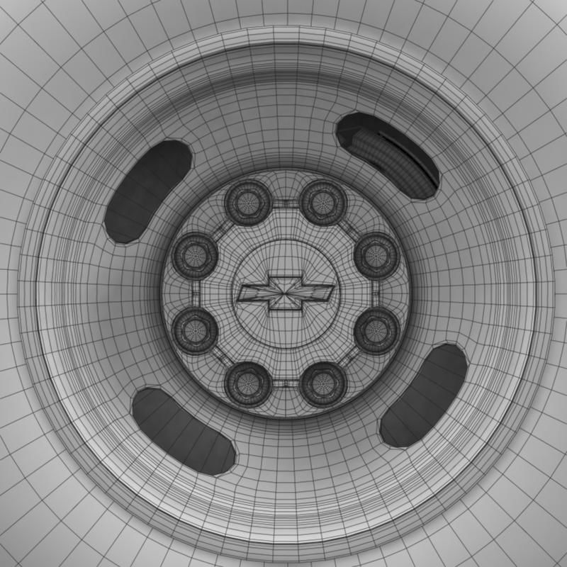 Chevrolet Silverado 3500HD 2008 2 3D model_3