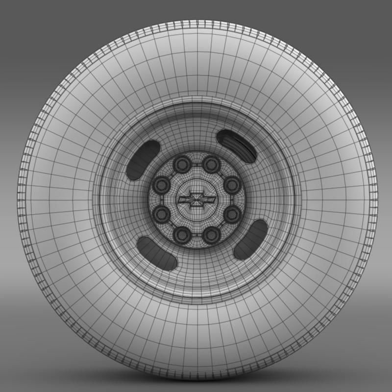 Chevrolet Silverado 3500HD 2008 2 3D model_11