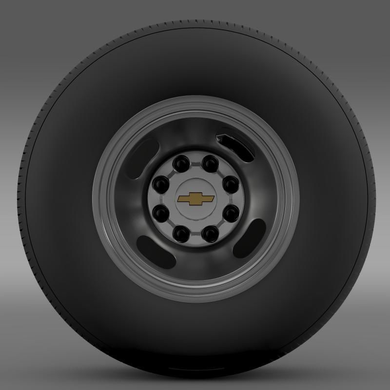 Chevrolet Silverado 3500HD 2008 2 3D model_5