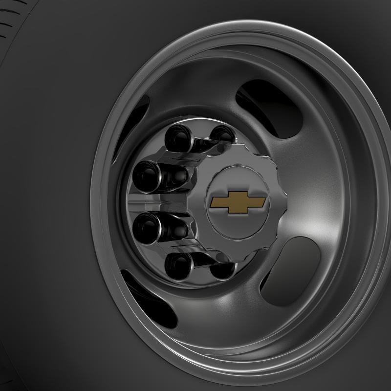 Chevrolet Silverado 3500HD 2008 2 3D model_6