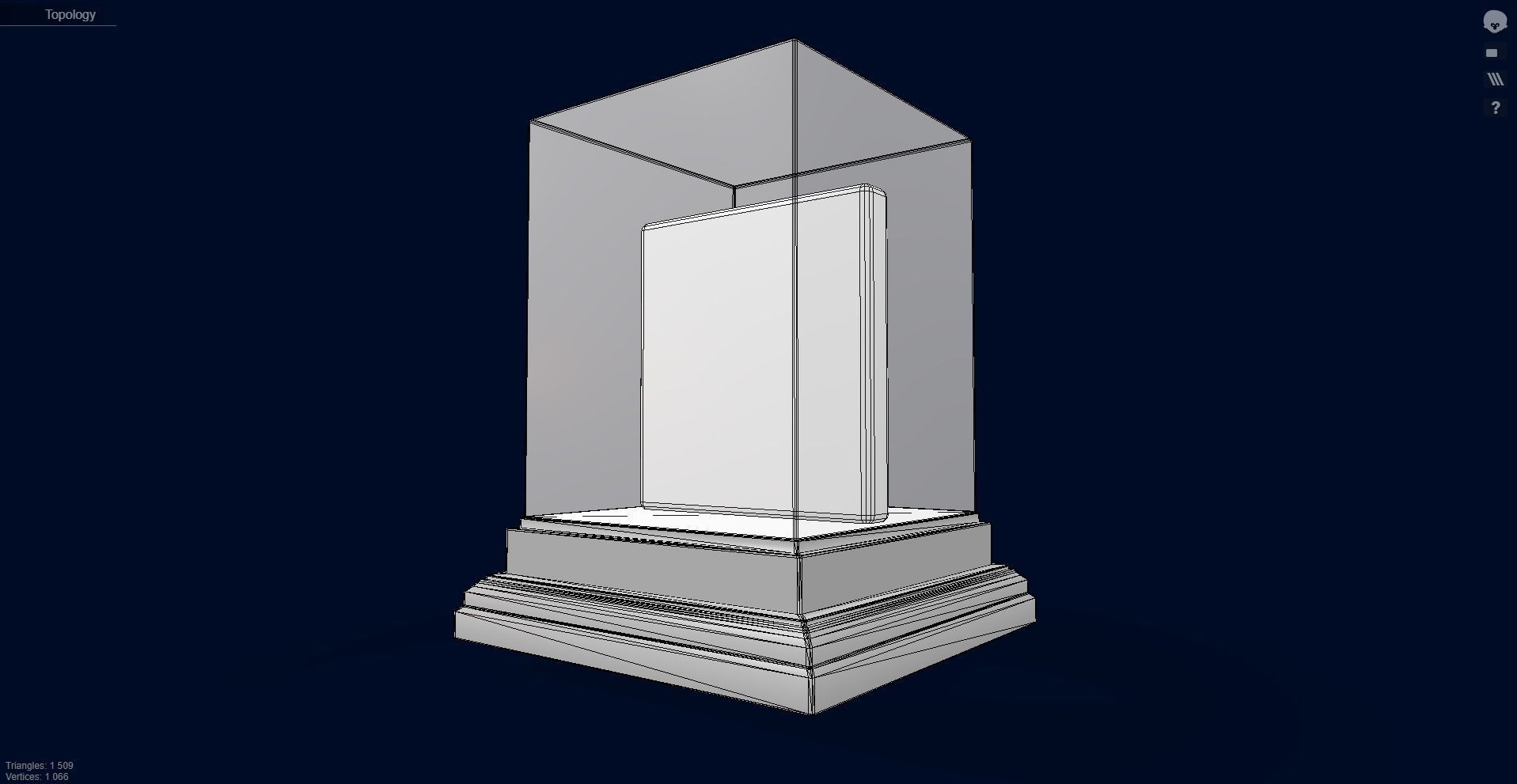 Mutant Ape 23 Gold Club Low-poly 3D model_9