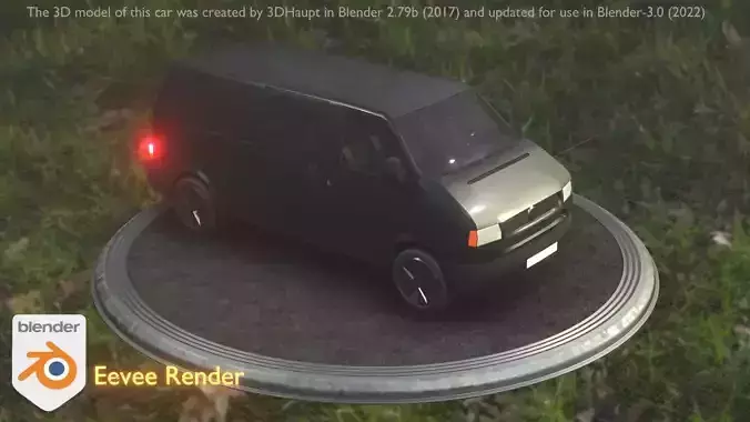 City Car 3 Commercial Transporter Type-C Black 