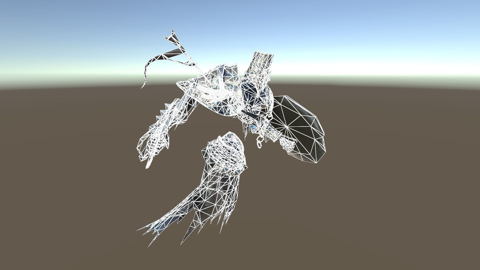 Cursed Knight Low-poly 3D model_17