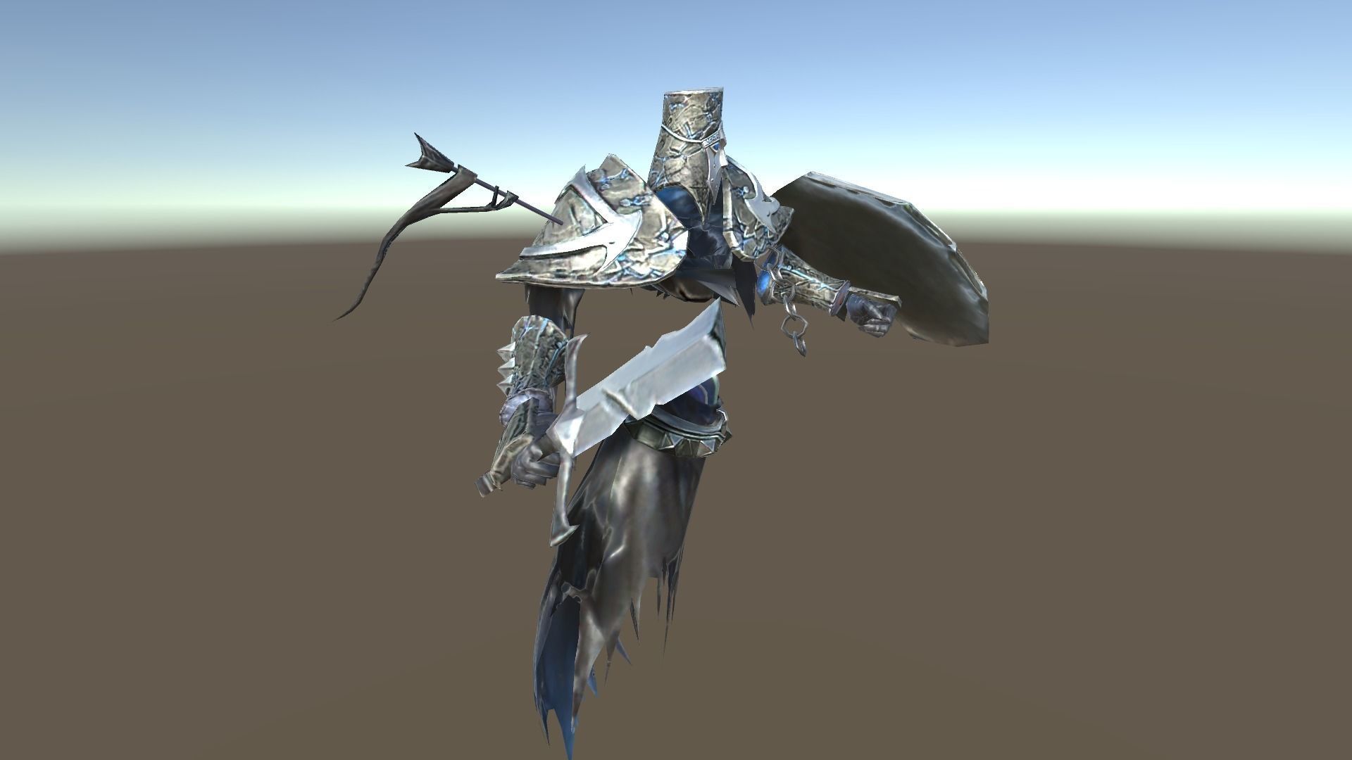 Cursed Knight Low-poly 3D model_8