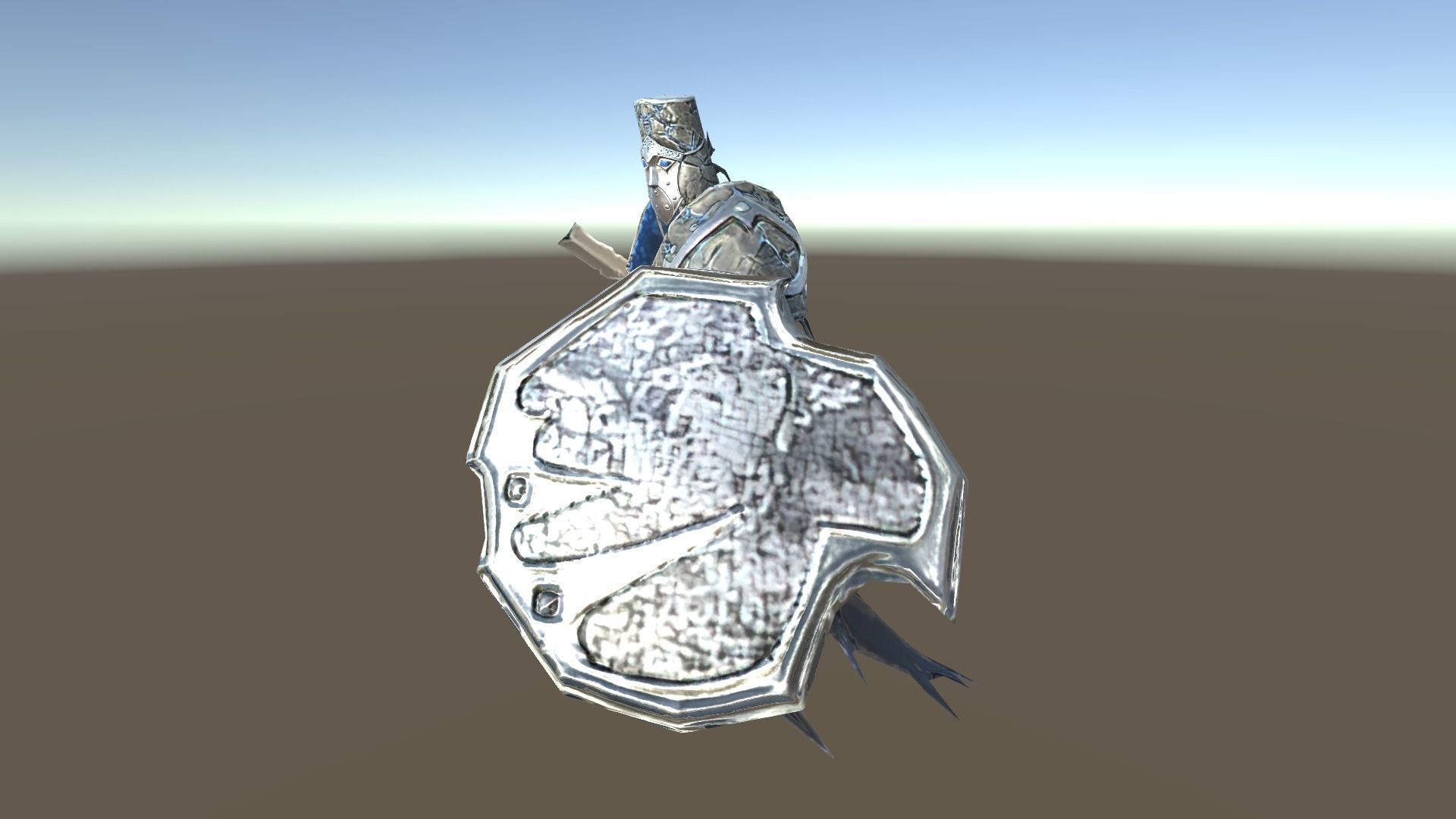 Cursed Knight Low-poly 3D model_2