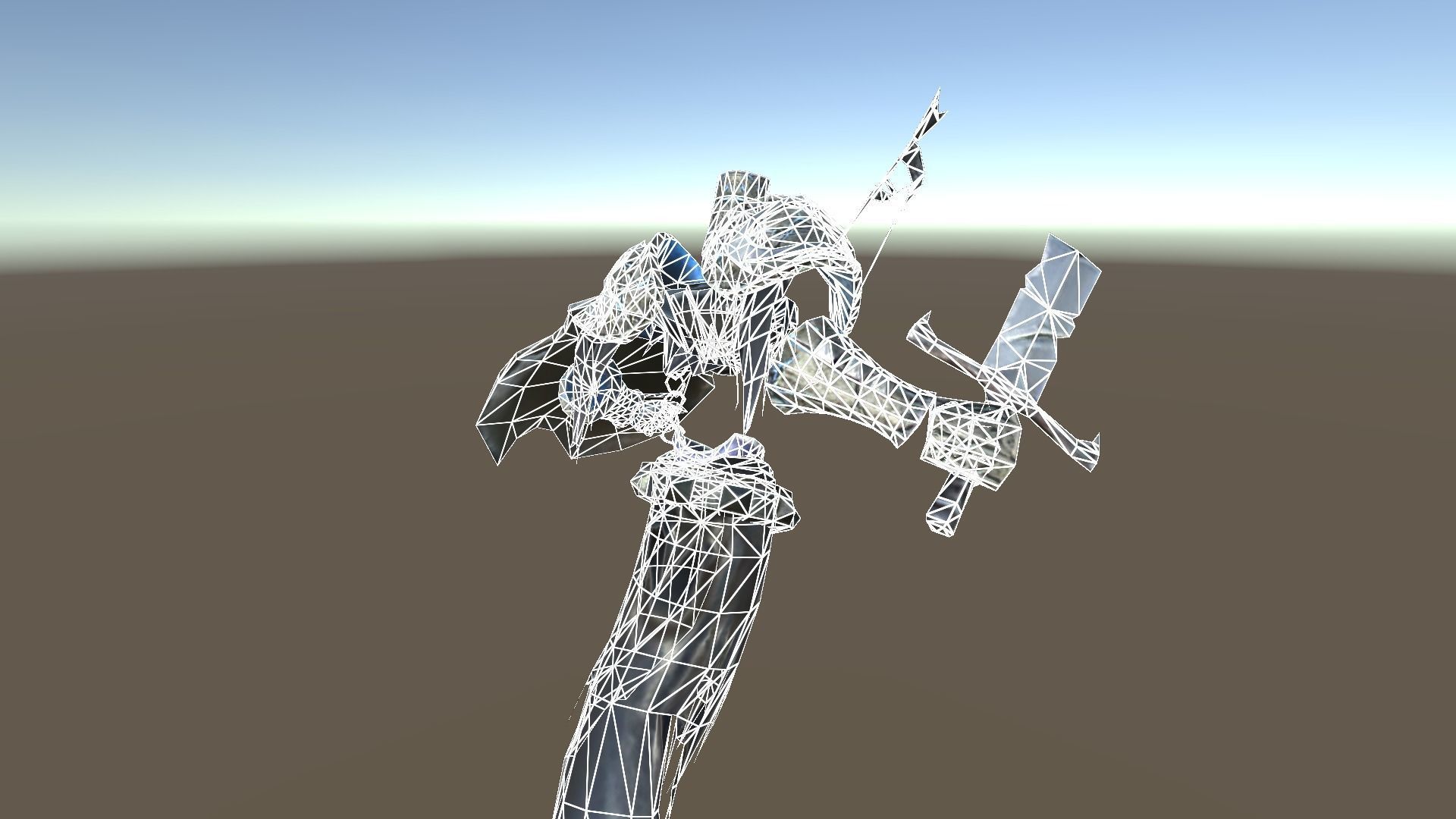 Cursed Knight Low-poly 3D model_15