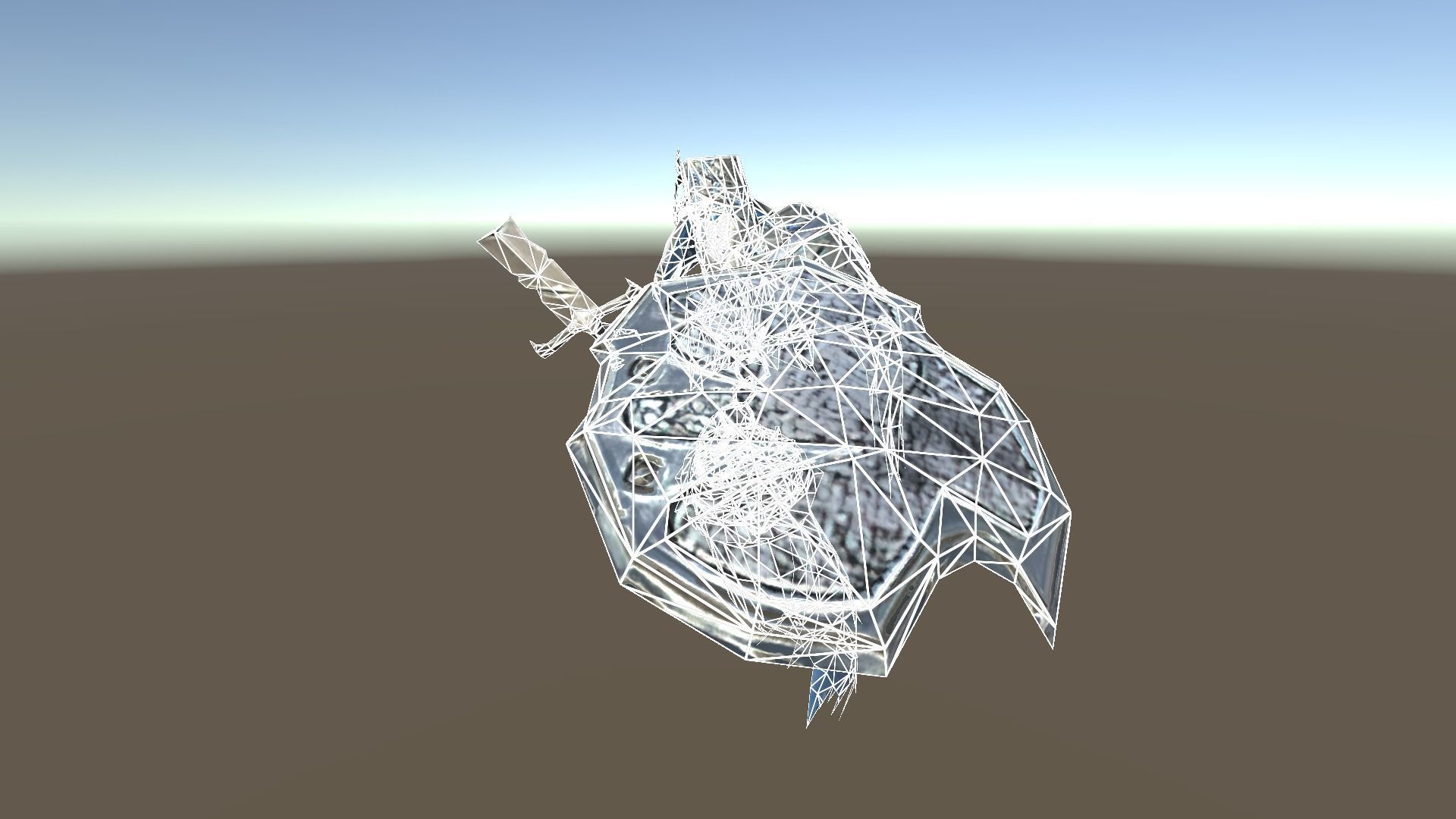 Cursed Knight Low-poly 3D model_11