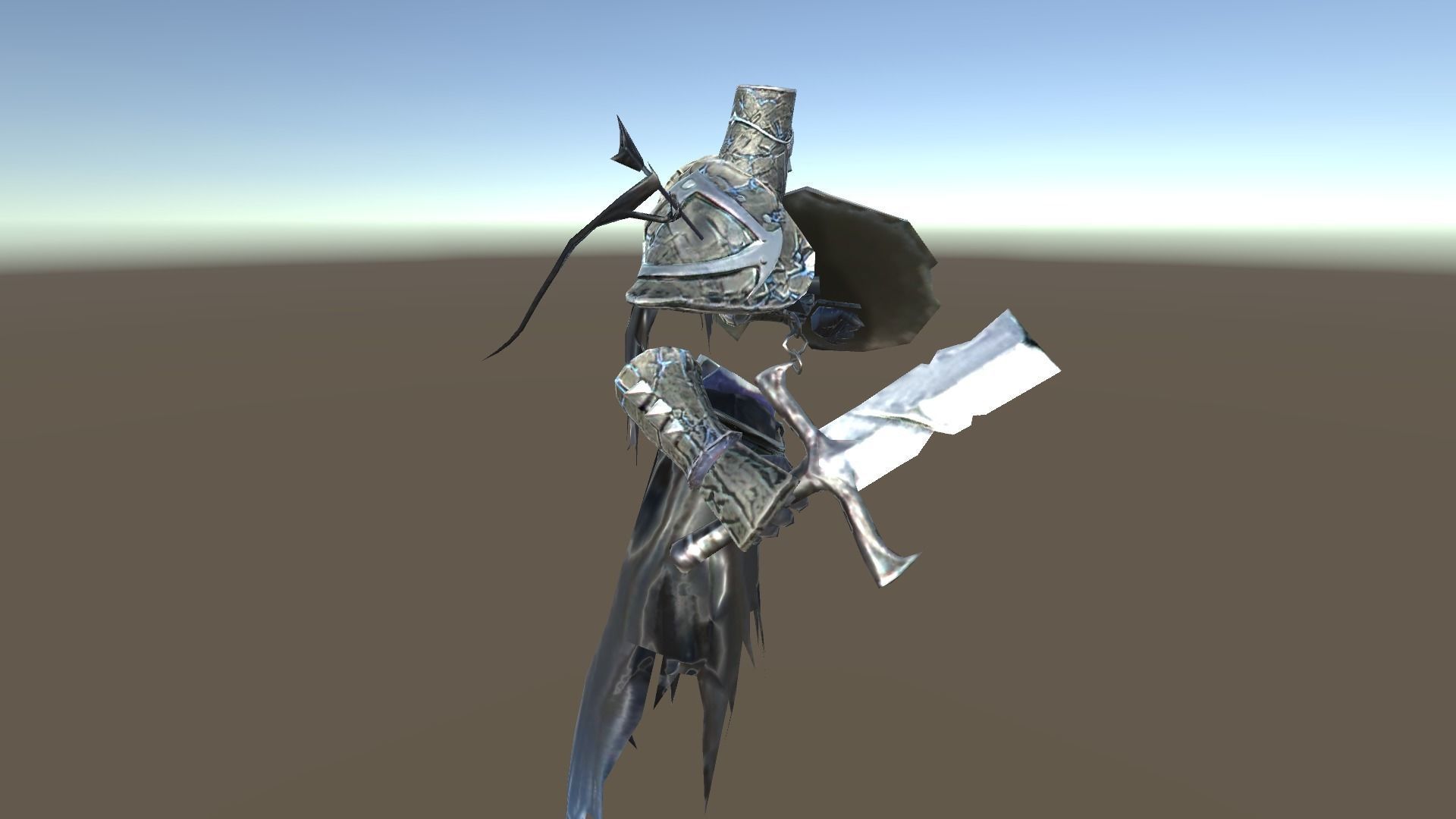 Cursed Knight Low-poly 3D model_7