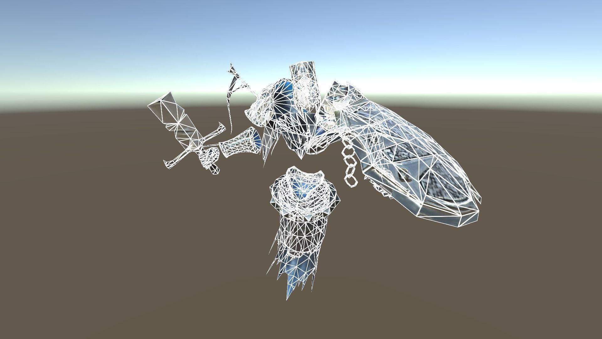 Cursed Knight Low-poly 3D model_10