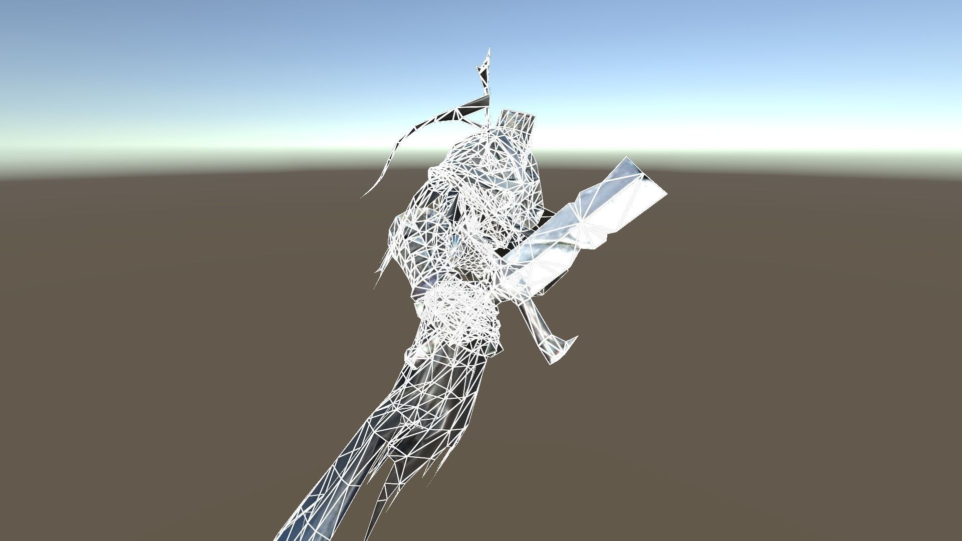 Cursed Knight Low-poly 3D model_16