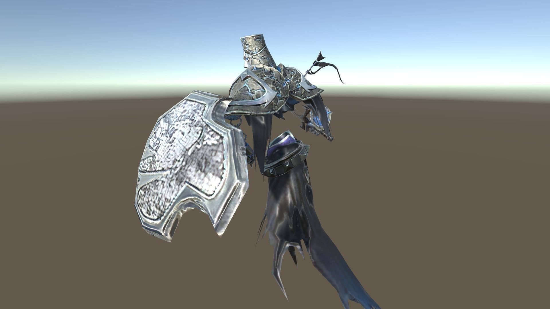 Cursed Knight Low-poly 3D model_3